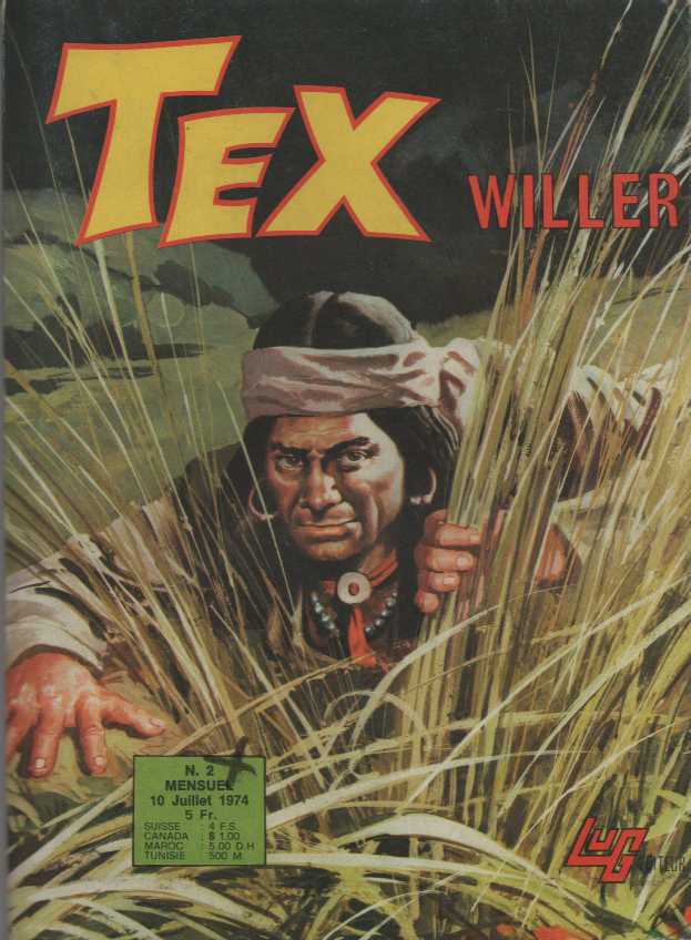 Scan de la Couverture Tex Willer n 2